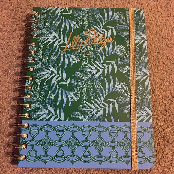 Lilly Pulitzer NWOT 2025 Large 12 Month Agenda Planner‎ - Leaf Green Jungle - Picture 1 of 6
